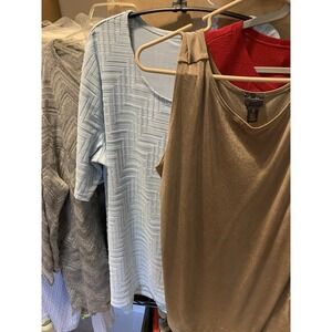 Chico's Ladies Blouse Lot Of 4- Various Colors/Styles Travelers Tops Shirts Sz 3